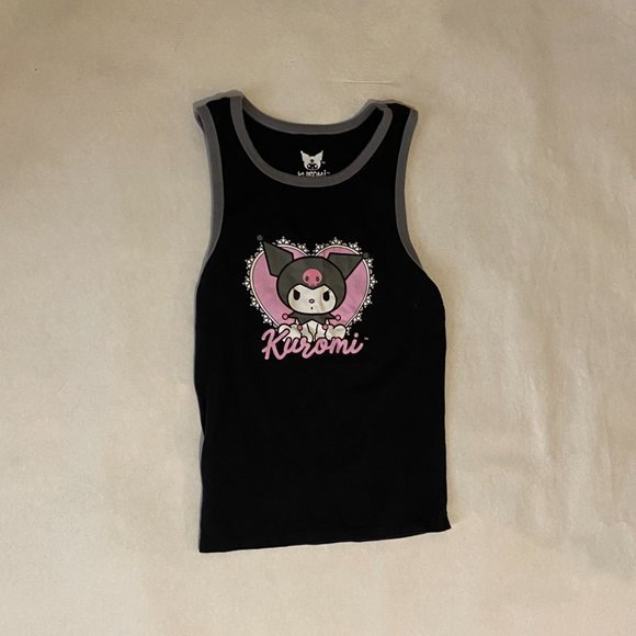 Cute Hello Kitty Kuromi Tank Top - Picture 2 of 3
